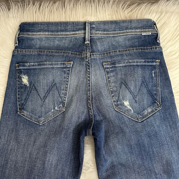 MOTHER Denim Jeans The Cruiser in Rought It Up Size 28 Boot Flare - Picture 5 of 7